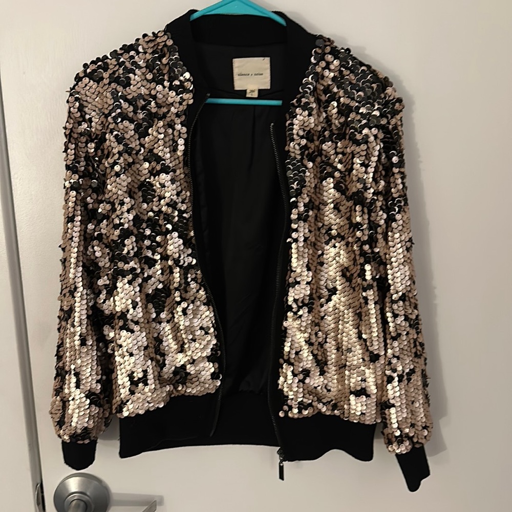 Sparkly boomer jacket